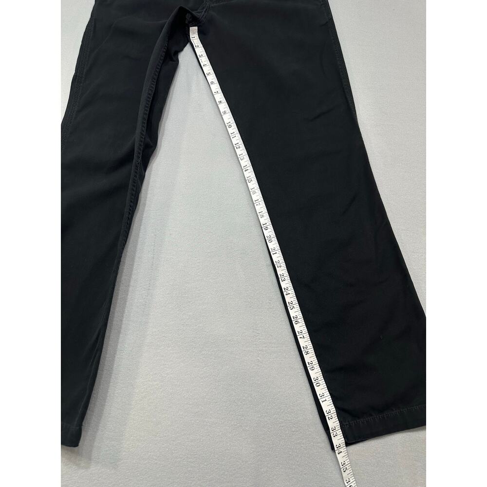 Carhartt Rugged Flex Relaxed Fit Canvas Work Pants Black 32x34 Workwear - Picture 11 of 15